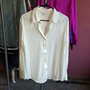 Elegant Cream Button Down Shirt